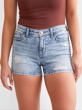 BKE Gabby Curvy Denim Shorts Sz 31 NEW NWT Buckle Denim Sz 12
